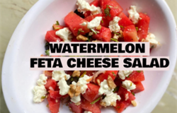 Watermelon and Feta Cheese Salad Recipe